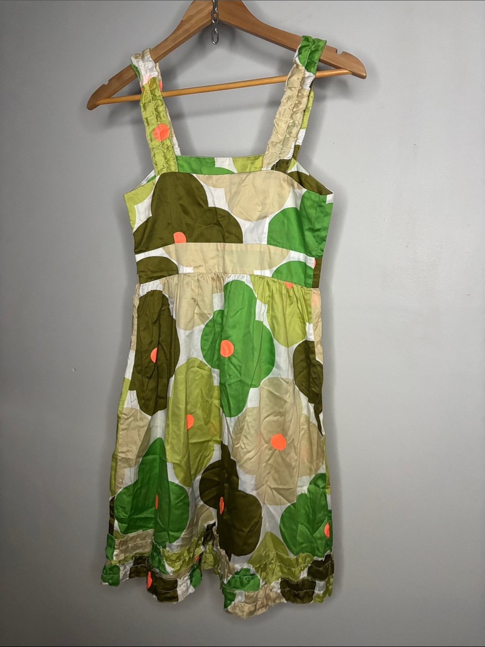 Orla Kiely Retro Flower Power Midi Dress - Picture 4 of 5
